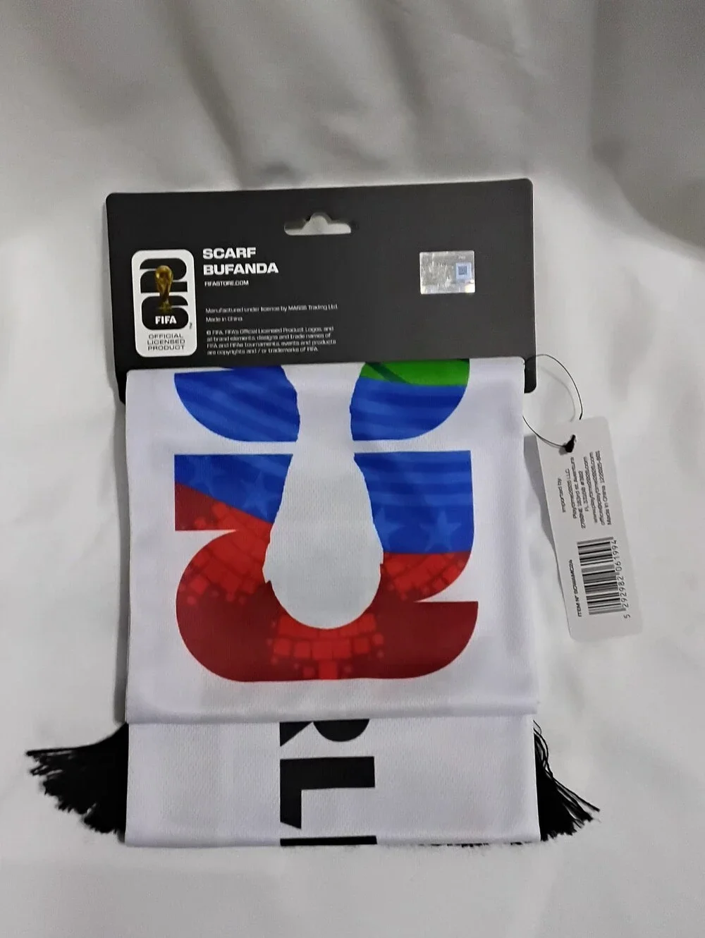 FIFA World Cup 2026 Scarf FIFA Official USA MEX CANADA 2026 Sponsor Countries
